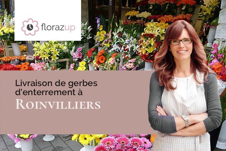 créations florales pour un deuil à Roinvilliers (Essonne/91150)