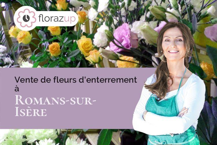 coupes de fleurs pour un décès à Romans-sur-Isère (Drôme/26100)