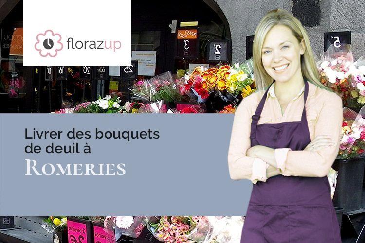 coupes de fleurs pour un décès à Romeries (Nord/59730)