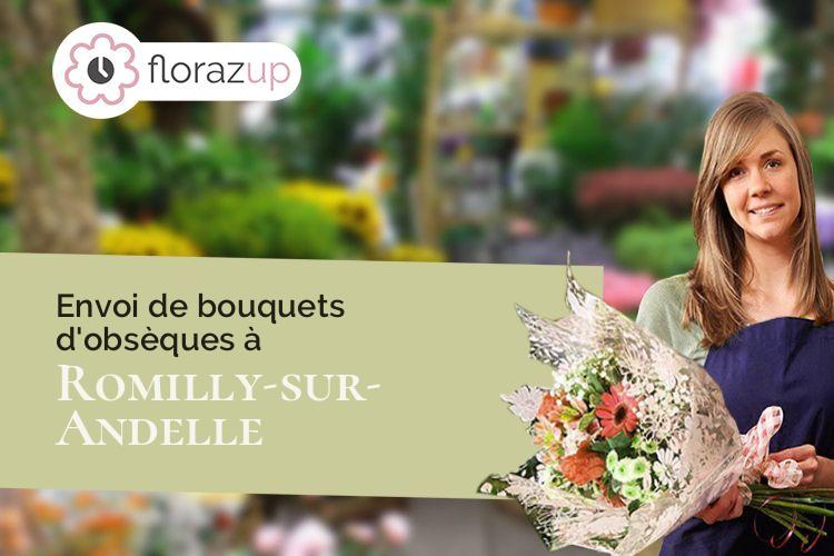 créations florales pour un décès à Romilly-sur-Andelle (Eure/27610)