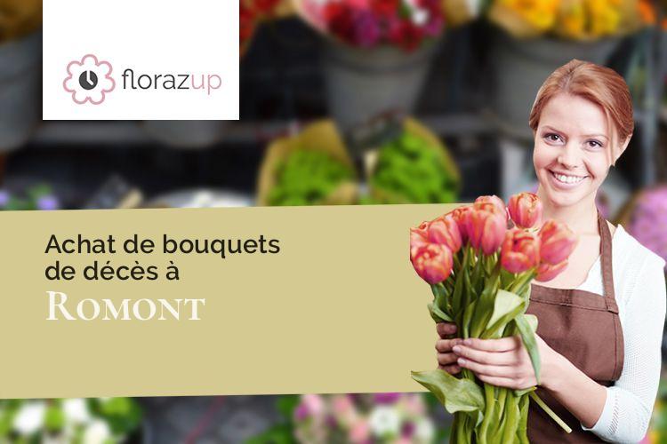 couronnes florales pour un décès à Romont (Vosges/88700)