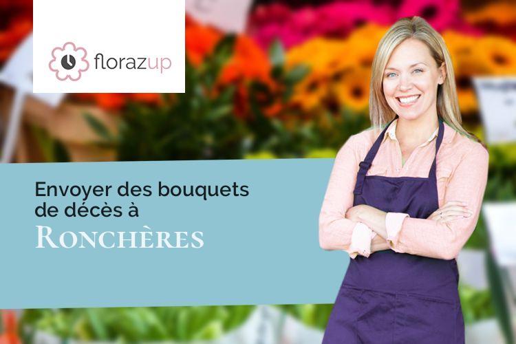 compositions de fleurs pour un enterrement à Ronchères (Aisne/02130)