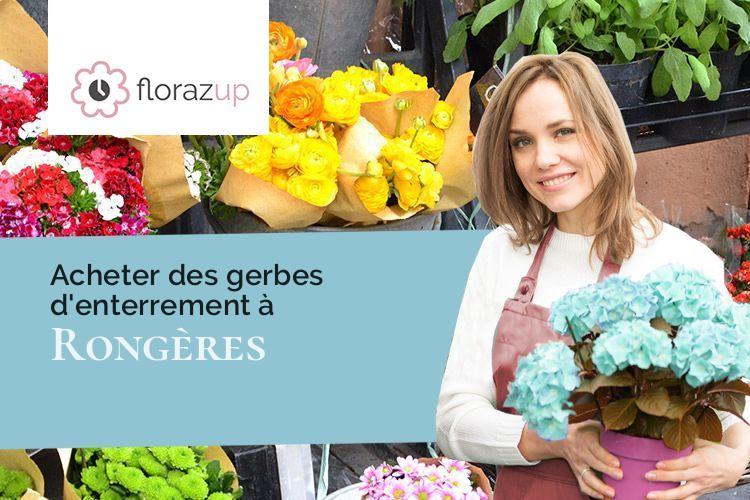 bouquets de fleurs pour un deuil à Rongères (Allier/03150)