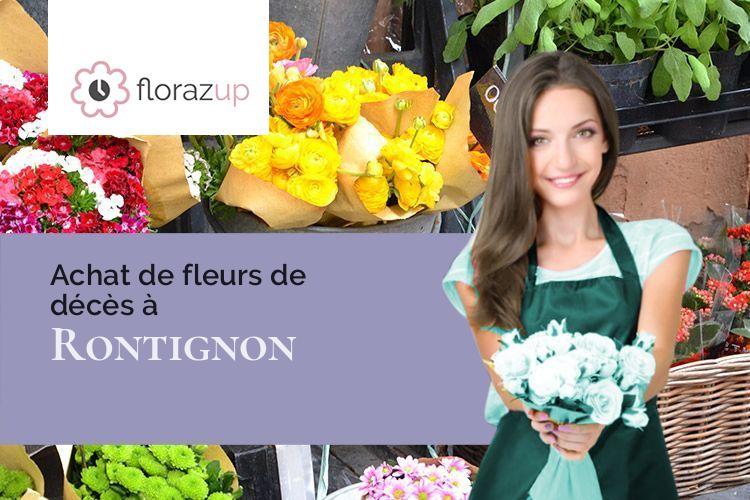 bouquets de fleurs pour des funérailles à Rontignon (Pyrénées-Atlantiques/64110)