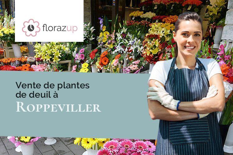 bouquets de fleurs pour un deuil à Roppeviller (Moselle/57230)