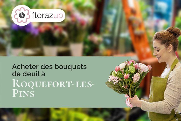 coupes de fleurs pour un deuil à Roquefort-les-Pins (Alpes-Maritimes/06330)