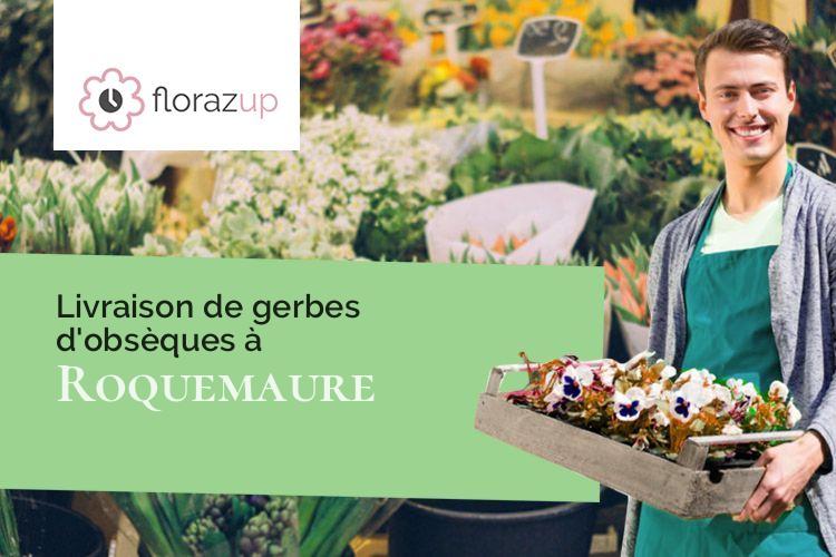 créations de fleurs pour un enterrement à Roquemaure (Tarn/81800)