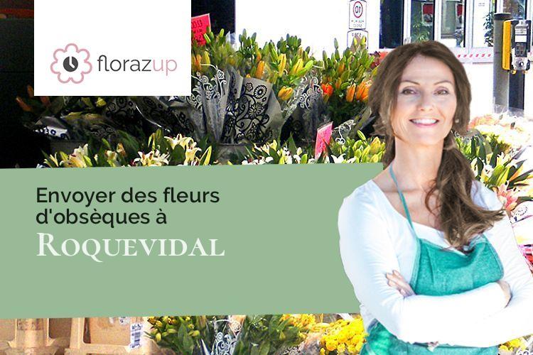 créations florales pour un décès à Roquevidal (Tarn/81470)