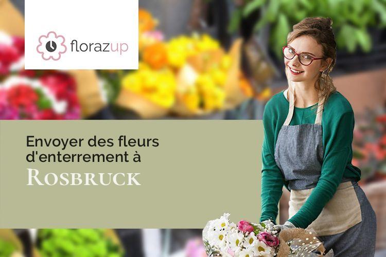 coupes de fleurs pour un décès à Rosbruck (Moselle/57800)