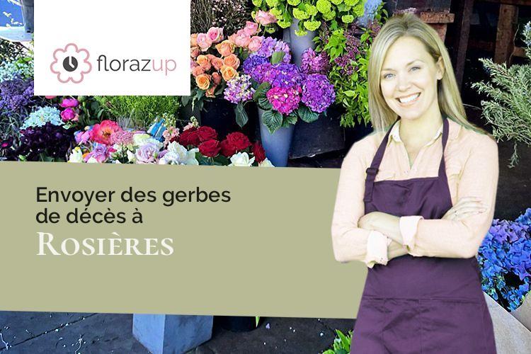 fleurs deuil pour une crémation à Rosières (Tarn/81400)