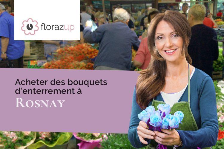couronnes de fleurs pour une crémation à Rosnay (Marne/51390)