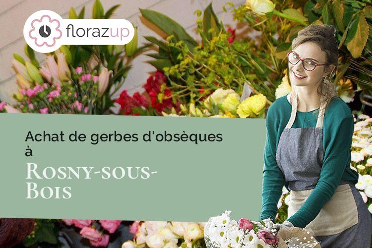 coupes de fleurs pour des funérailles à Rosny-sous-Bois (Seine-Saint-Denis/93110)