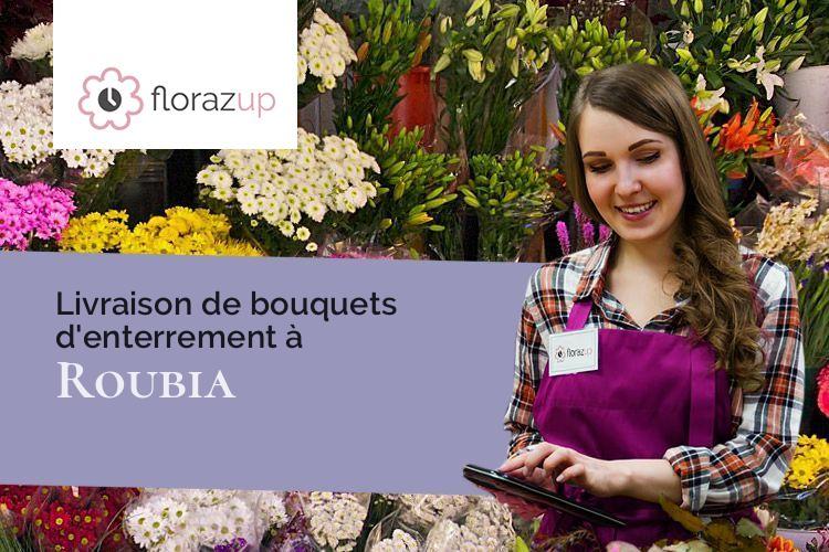 créations florales pour un deuil à Roubia (Aude/11200)