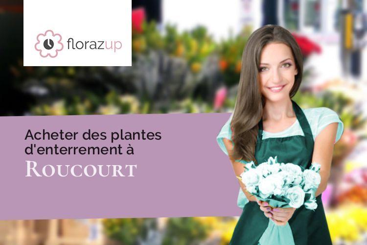 compositions florales pour des funérailles à Roucourt (Nord/59169)