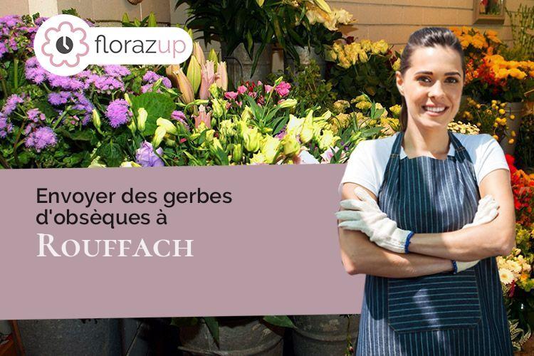 créations florales pour un décès à Rouffach (Haut-Rhin/68250)