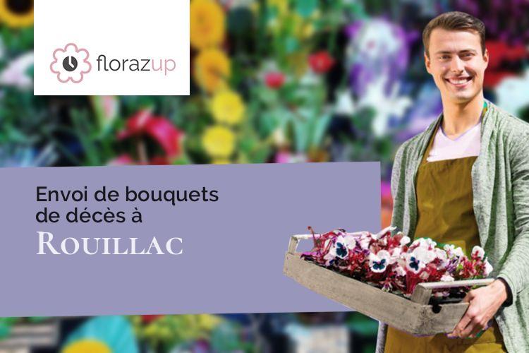 coeurs de fleurs pour un enterrement à Rouillac (Côtes-d'Armor/22250)