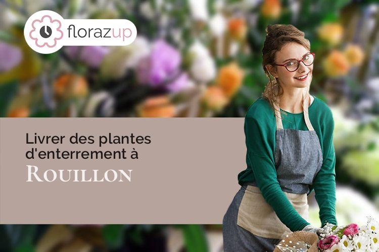 créations florales pour un décès à Rouillon (Sarthe/72700)