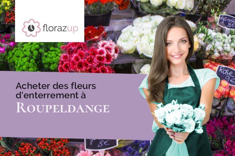 couronnes de fleurs pour une crémation à Roupeldange (Moselle/57220)
