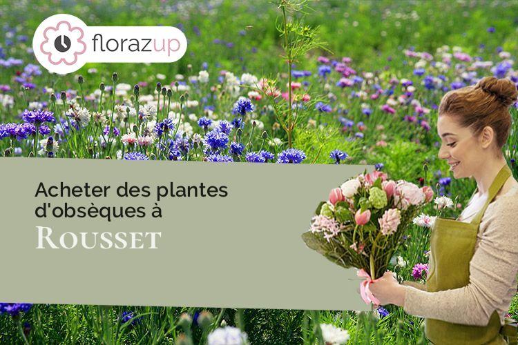 compositions de fleurs pour un décès à Rousset (Bouches-du-Rhône/13790)