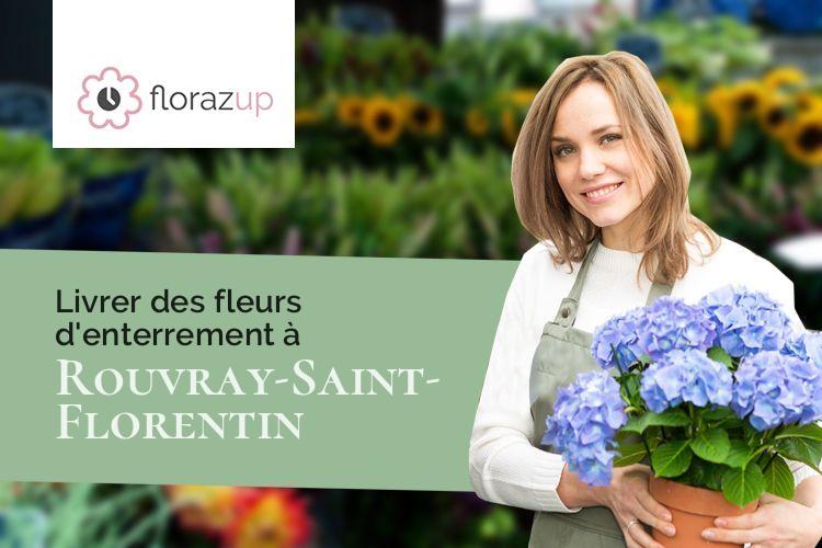 couronnes florales pour des funérailles à Rouvray-Saint-Florentin (Eure-et-Loir/28150)