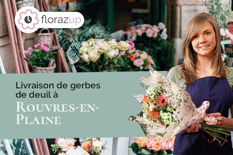 couronnes florales pour un décès à Rouvres-en-Plaine (Côte-d'Or/21110)