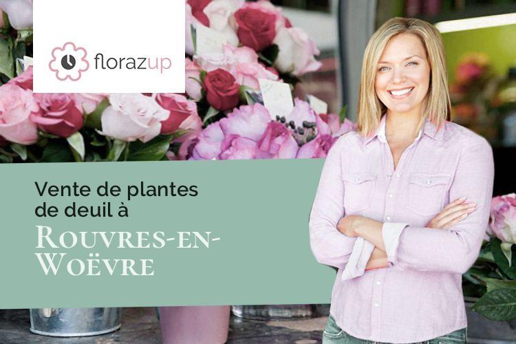 bouquets de fleurs pour des obsèques à Rouvres-en-Woëvre (Meuse/55400)