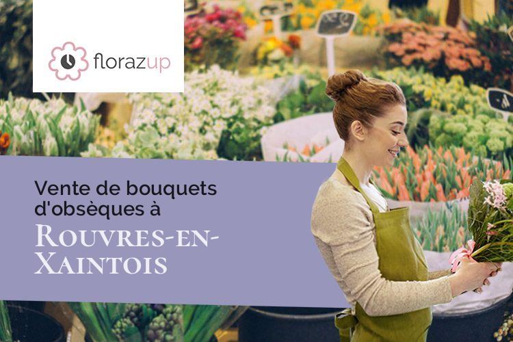 gerbes de fleurs pour un enterrement à Rouvres-en-Xaintois (Vosges/88500)