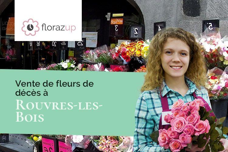 créations florales pour un décès à Rouvres-les-Bois (Indre/36110)