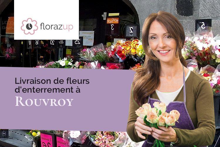 gerbes de fleurs pour des funérailles à Rouvroy (Aisne/02100)