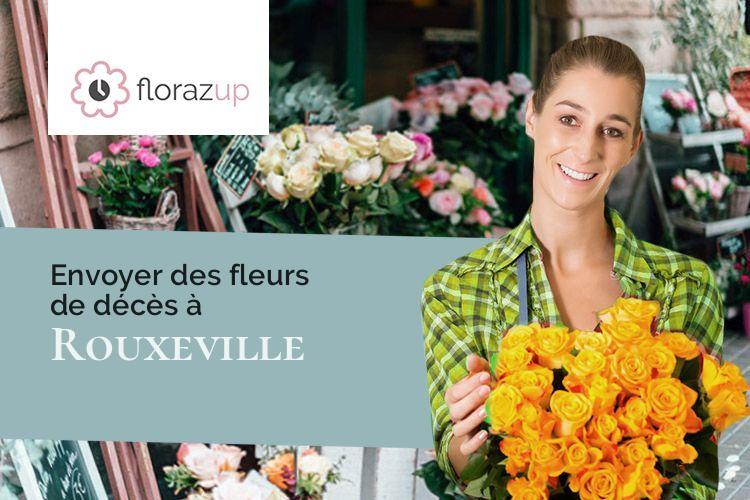 compositions de fleurs pour un décès à Rouxeville (Manche/50810)