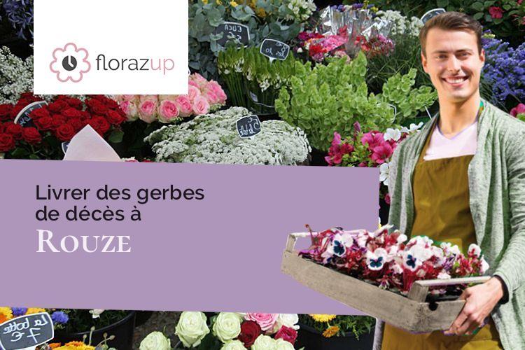 créations de fleurs pour un deuil à Rouze (Ariège/09460)