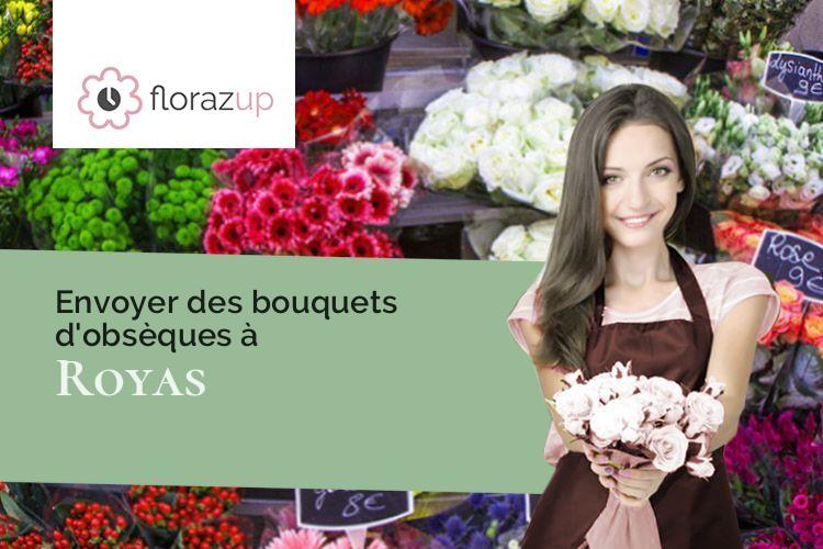 créations de fleurs pour une crémation à Royas (Isère/38440)