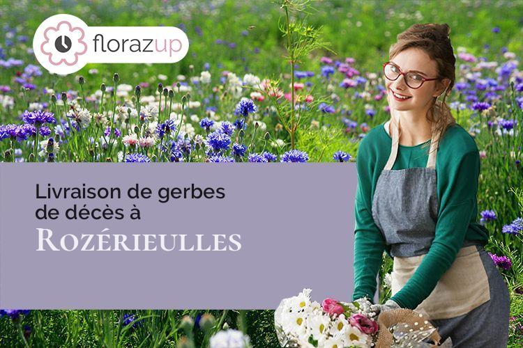 coeur de fleurs pour un enterrement à Rozérieulles (Moselle/57160)