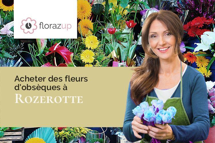 bouquets de fleurs pour des obsèques à Rozerotte (Vosges/88500)