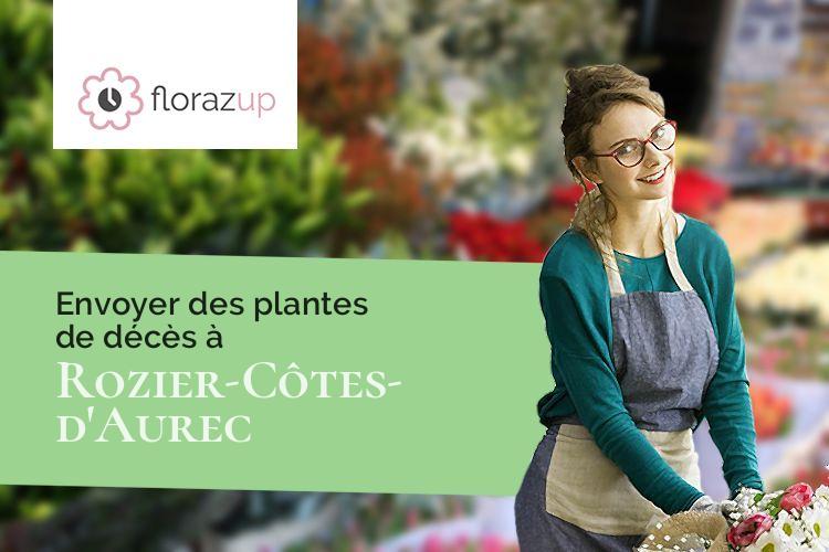 bouquets de fleurs pour un deuil à Rozier-Côtes-d'Aurec (Loire/42380)