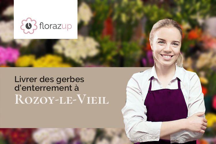 fleurs deuil pour un décès à Rozoy-le-Vieil (Loiret/45210)