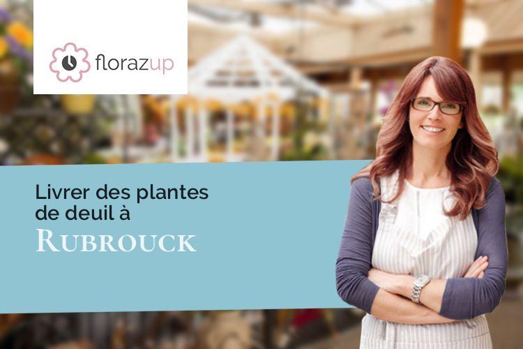 créations florales pour des obsèques à Rubrouck (Nord/59285)