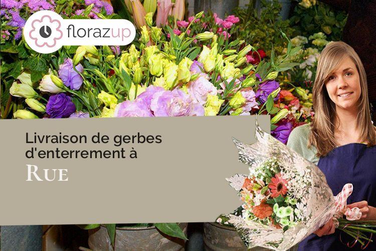 créations florales pour des funérailles à Rue (Somme/80120)