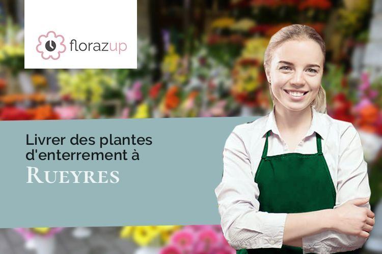 compositions florales pour une crémation à Rueyres (Lot/46120)