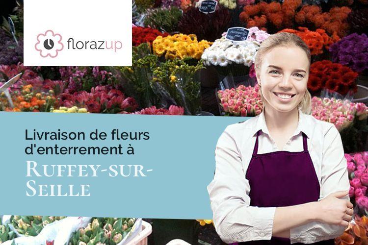 créations florales pour un décès à Ruffey-sur-Seille (Jura/39140)