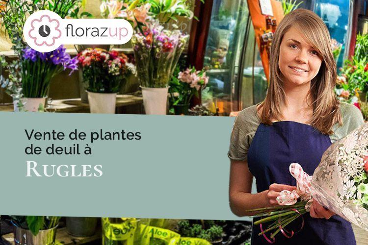 bouquets de fleurs pour un enterrement à Rugles (Eure/27250)