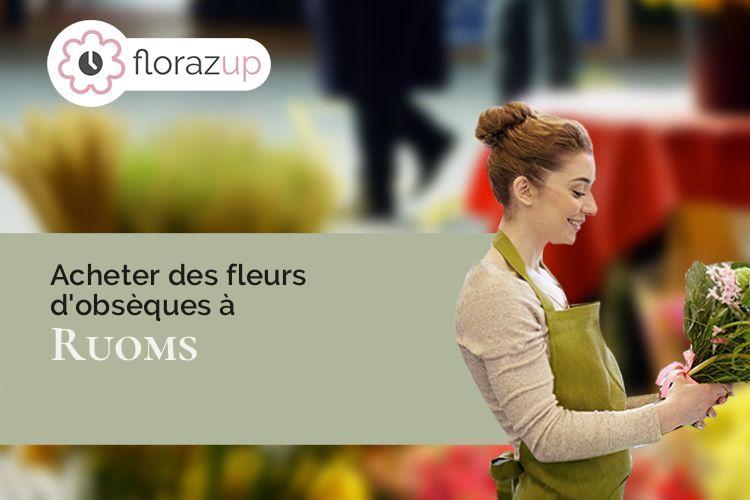 bouquets de fleurs pour un décès à Ruoms (Ardèche/07120)
