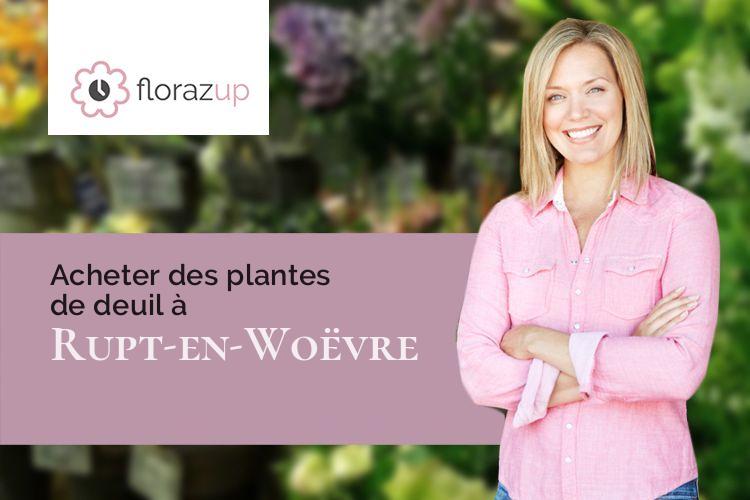 couronnes florales pour des funérailles à Rupt-en-Woëvre (Meuse/55320)