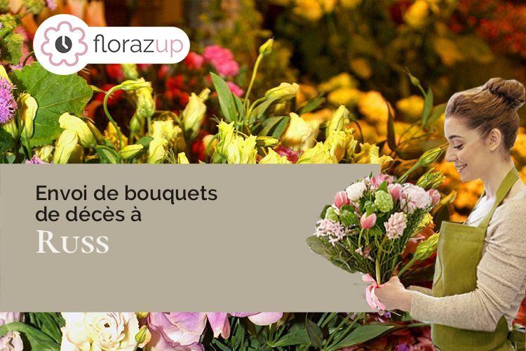 bouquets de fleurs pour des funérailles à Russ (Bas-Rhin/67130)
