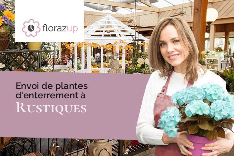 coeurs de fleurs pour un deuil à Rustiques (Aude/11800)