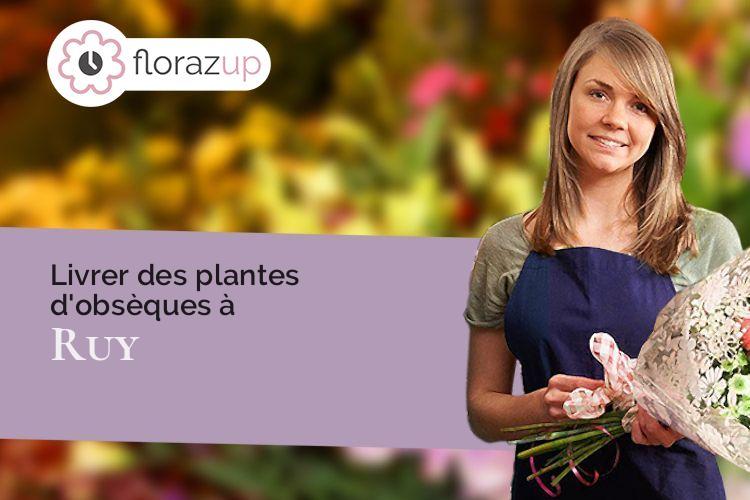 coupes de fleurs pour des obsèques à Ruy (Isère/38300)