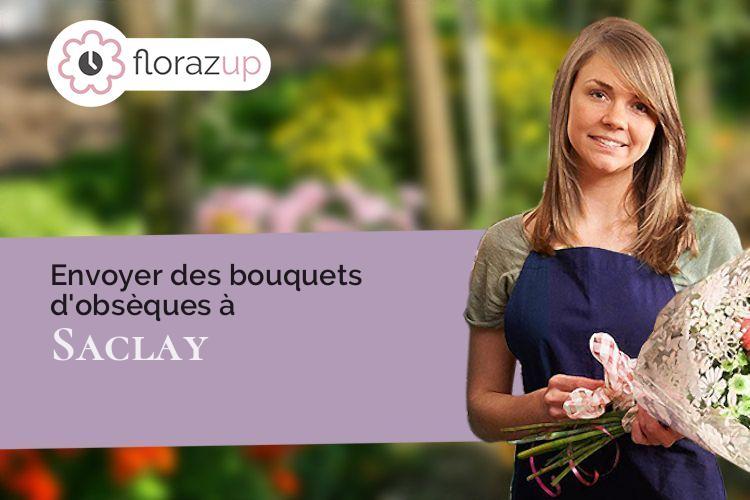 compositions de fleurs pour une crémation à Saclay (Essonne/91400)