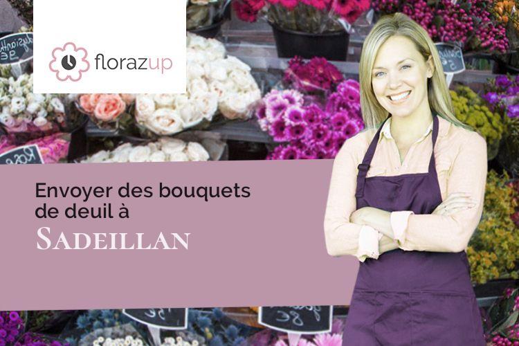 fleurs deuil pour une crémation à Sadeillan (Gers/32170)