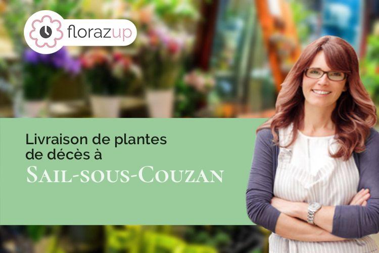 coupes de fleurs pour un deuil à Sail-sous-Couzan (Loire/42890)