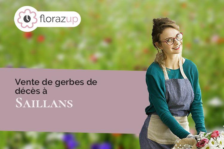 créations de fleurs pour un décès à Saillans (Drôme/26340)